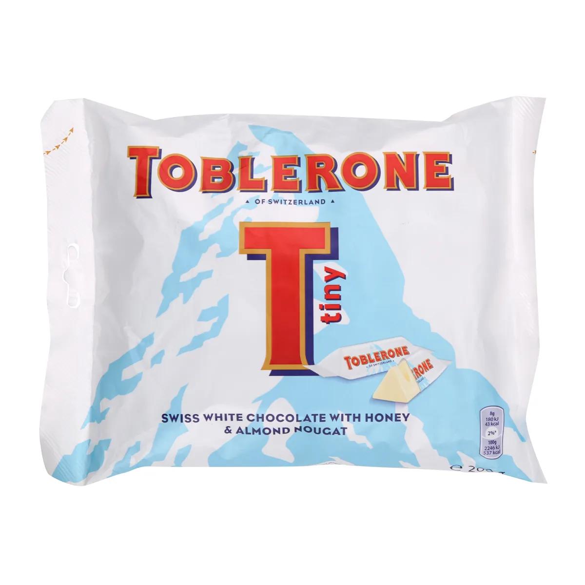 Toblerone Mini Bag White 200gm 1 x 20