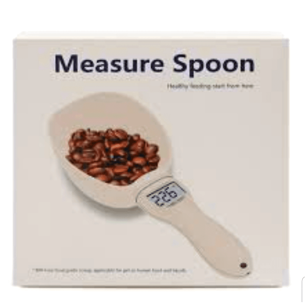 Portable Electric Scale Pet Dog Cat Food Measuring Spoon