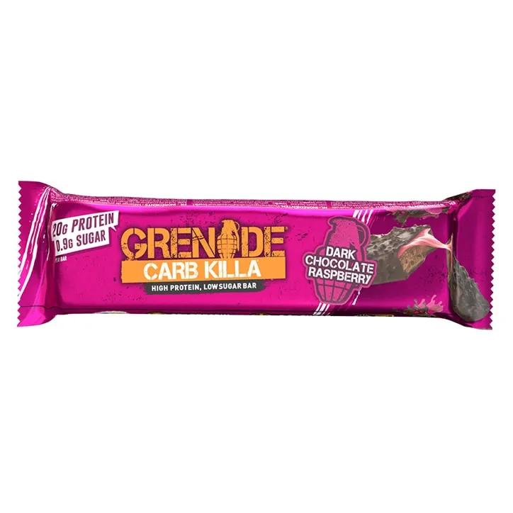 Grenade Dark Chocolate Raspberry Bar 60G