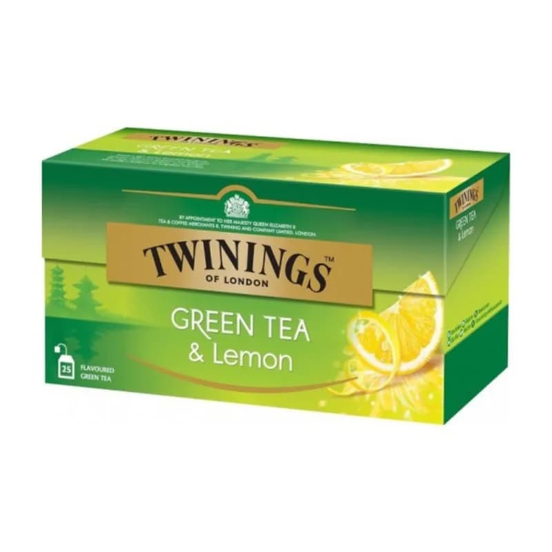 Twinings Of London Green Tea & Lemon 25 Tea Bag