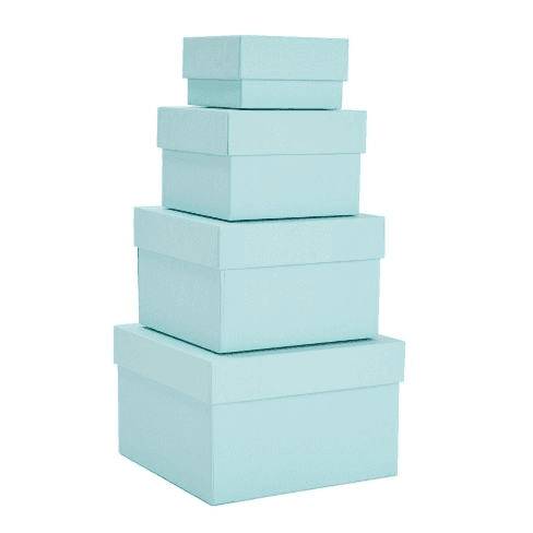 small 4 Pieces Turquoise Gift Box Read Description For Size