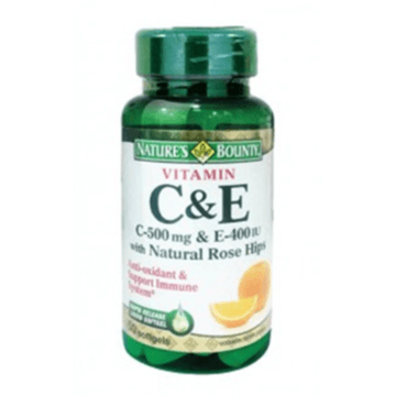 Natures Bounty Vitamin C&E Soft gel 50's