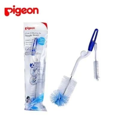 Pigeon 2 In 1 Bottle And Nipple Rotary Brush Ref-78426 1 Piece