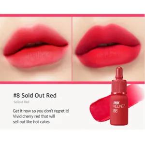 Peripera - Ink Velvet (4G) - 08 Sellout Red