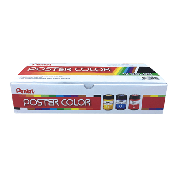 Pentel Poster Colour 30Ml Set Of 12 (Prpe02)