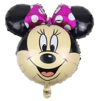 Minnie Mouse (Pink Ribbon) Helium Balloon