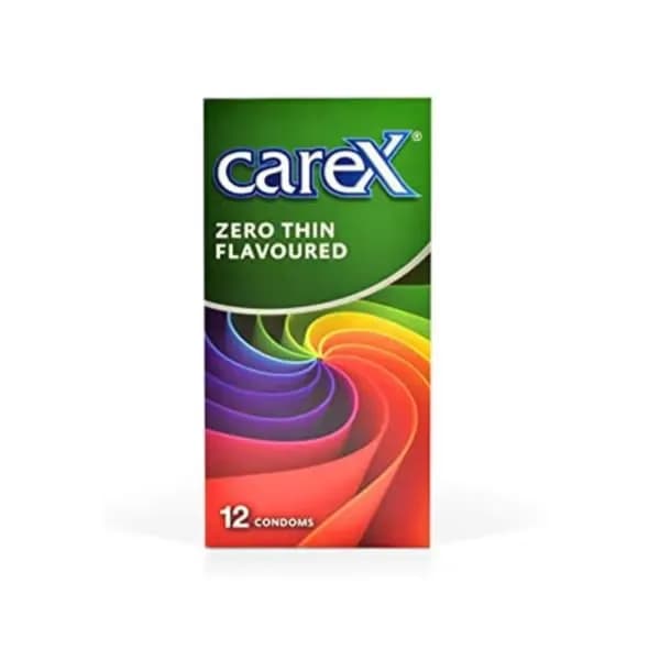 Carex Zero Thin Flavored  12 Condoms