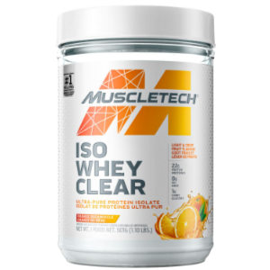 Muscletech Iso Whey Clear Orange Dreamsicle 1.11 Lbs