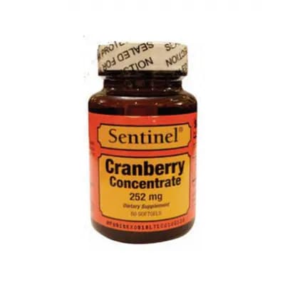 Sentinel Cranberry Concentrate 252Mg Softgels 60'S