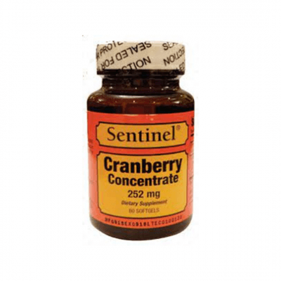 Sentinel Cranberry Concentrate 252Mg Softgels 60'S