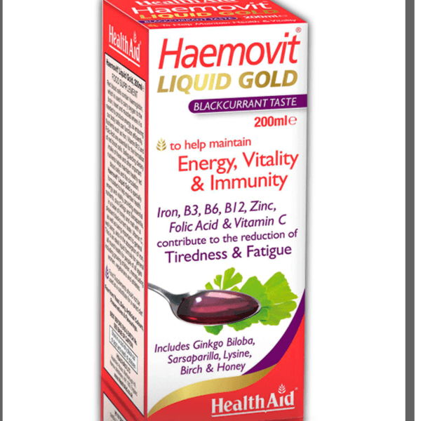 Health Aid Haemovit Liquid Gold Syrup 200 Ml