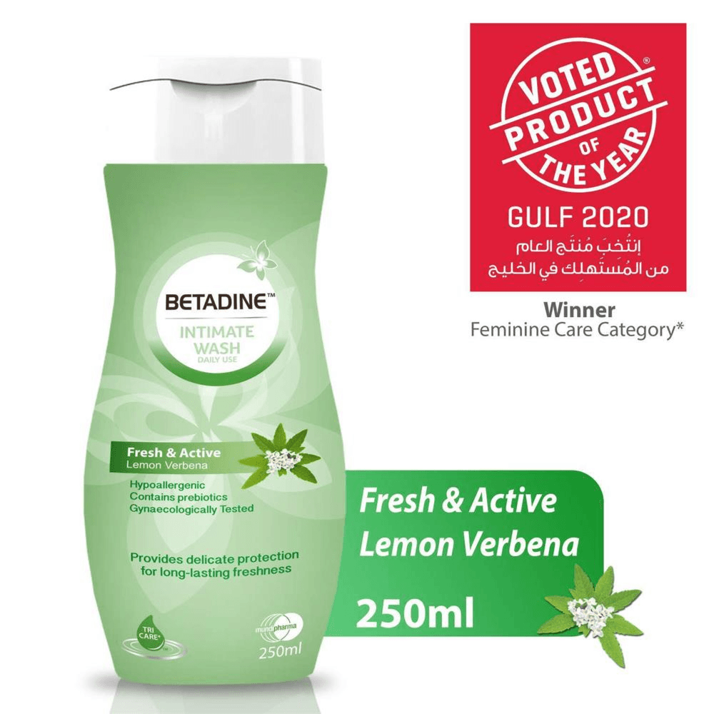 Betadine Intimate Wash Fresh Active With Lemon 250 Ml