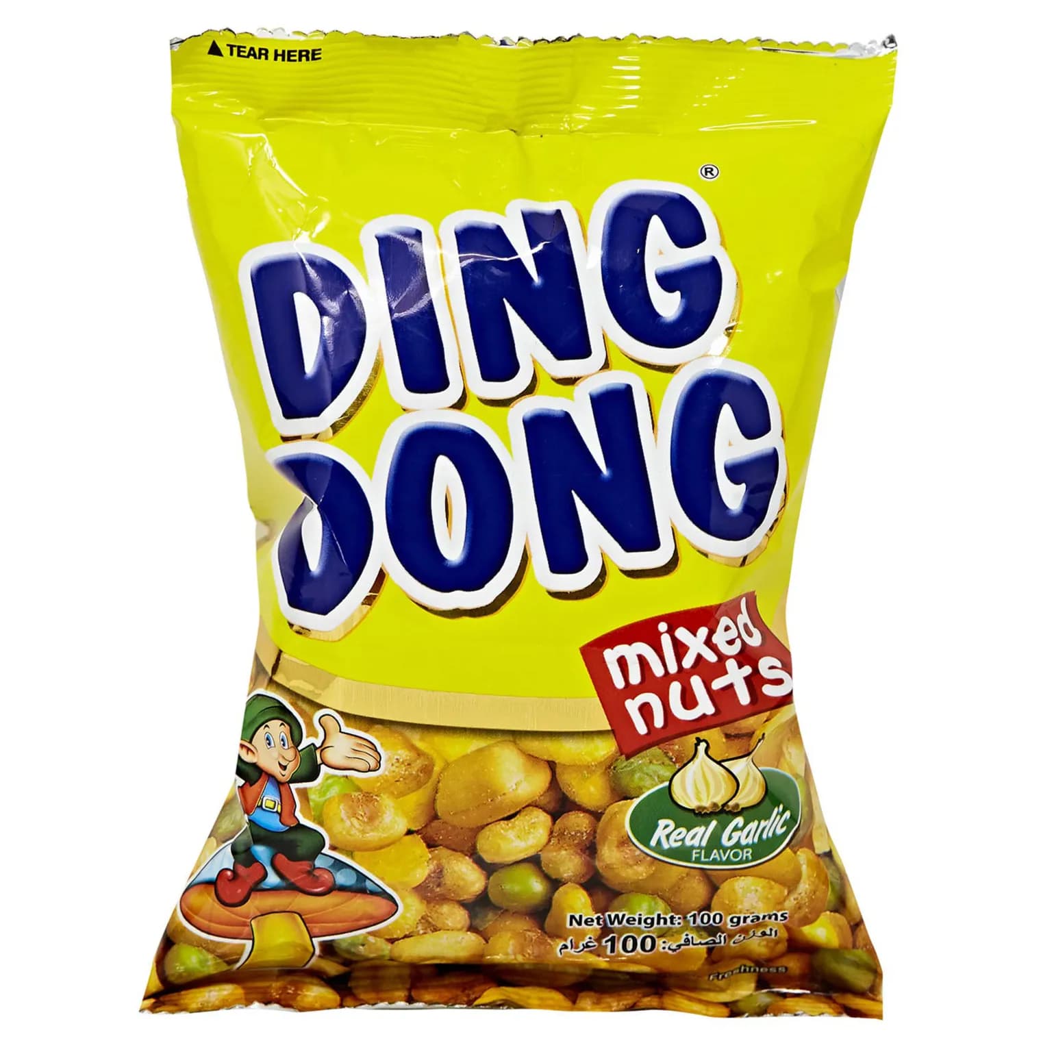 Ding Dong Mixed Nuts Real Garlic Flavour 100g