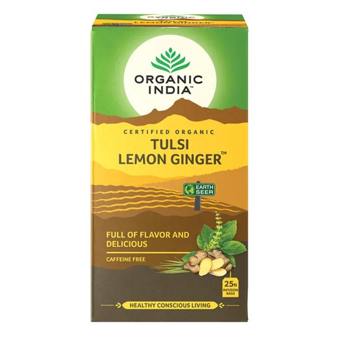 Organic India Tulsi Lemon Ginger 25Bags