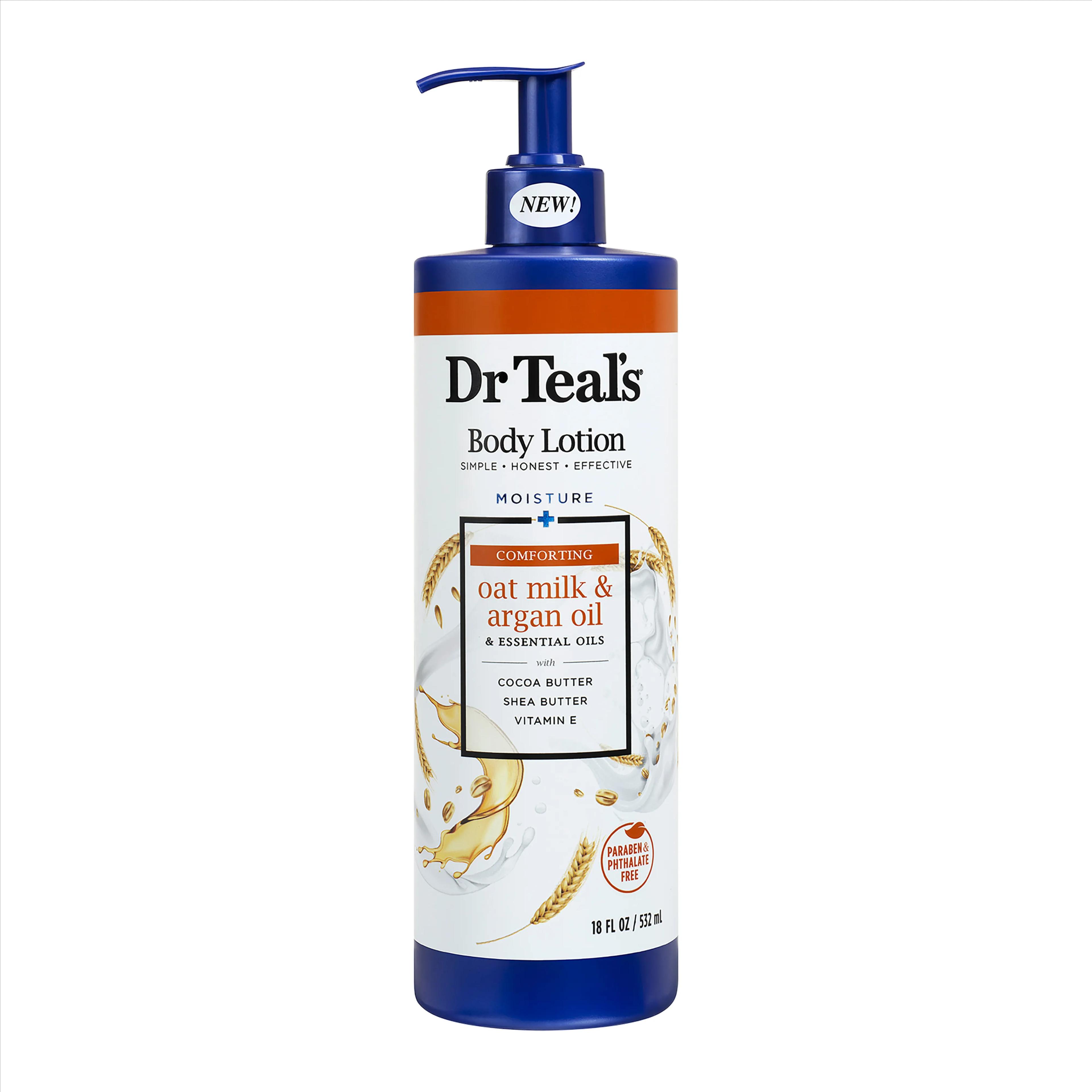 Dr Teal's Moisture And Comforting Oat Milk And Argan Oil Body Lotion 532ml