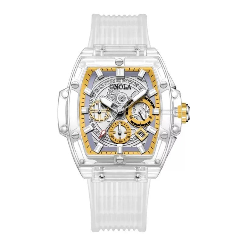 Onola Watch ON6811 White Yellow