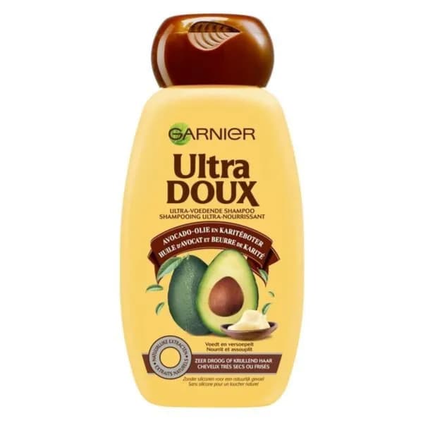 New Garnier Ultra Doux Nourishing Shampoo With Avocado Oil And Shea Butter 400ml