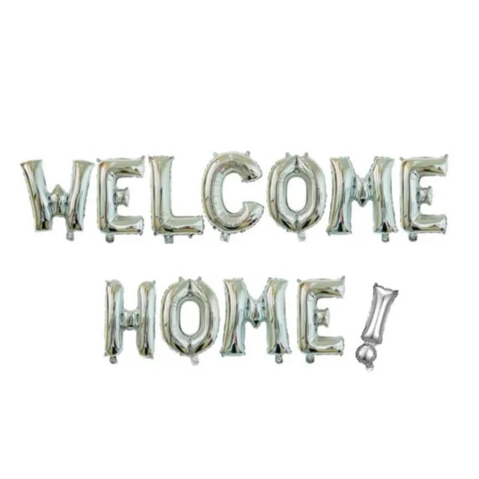 Welcome Home Balloons Banner