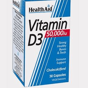 Health Aid Vitamin D3 50000iu Capsule 30's