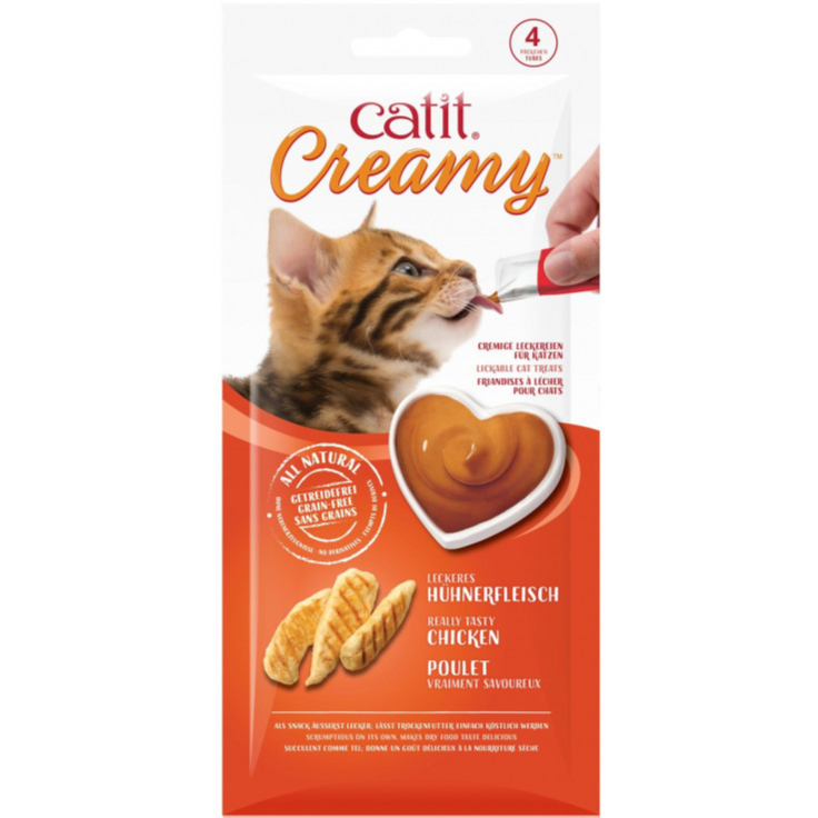 Catit Creamy Lickable Treats - Chicken