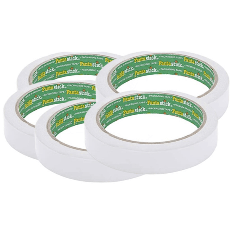 Offer 5 Fantastick Double Sided Tape 18Mmx12Yrd - 5Pcs 8460