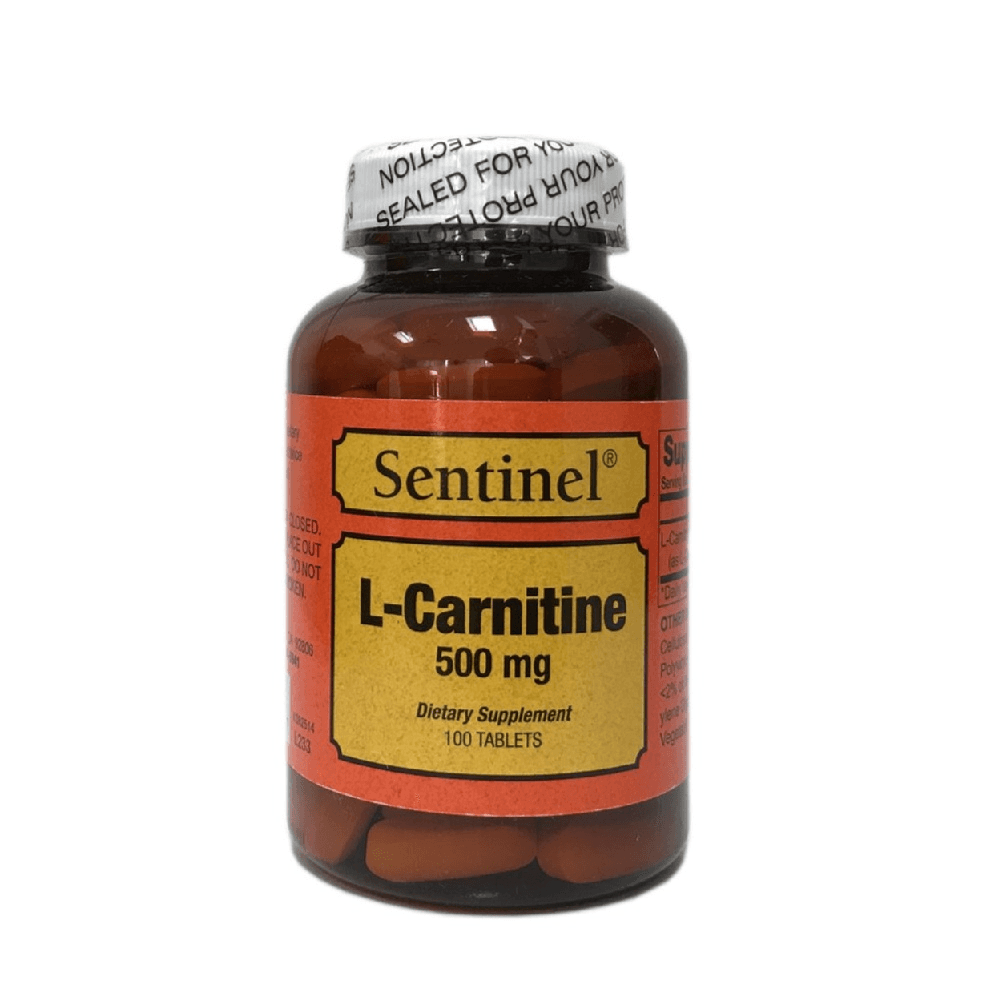 SENTINEL L CARNITINE 500MG 100TAB