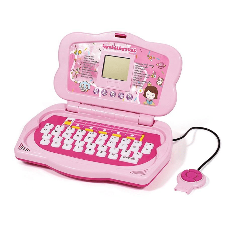 Educational Laptop Toy - Pink