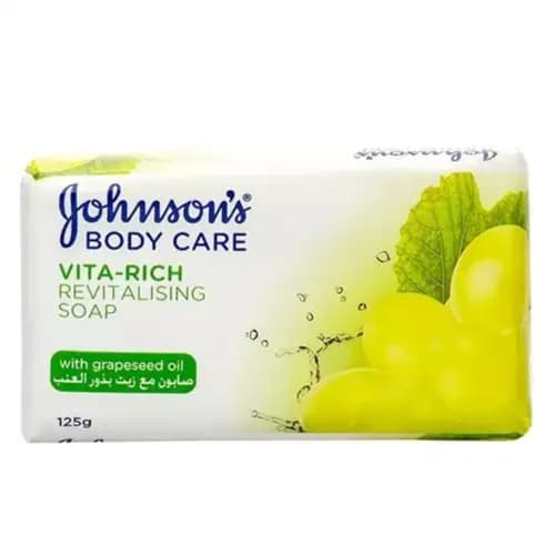 Johnsons Vita  - Rich Revitalizing Soap With Grape Seed Oil 175gm