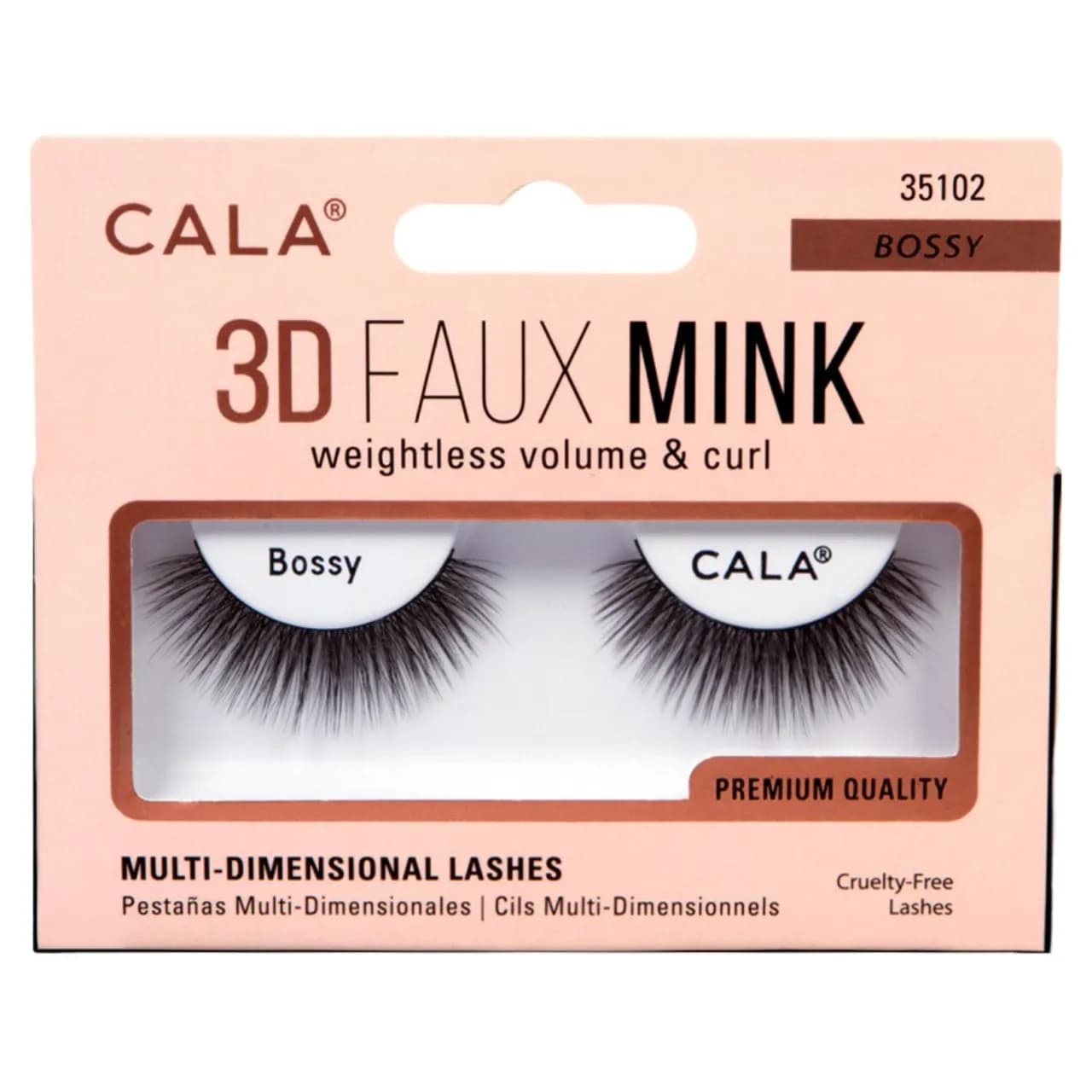 Cala 3D Faux Mink Lashes Bossy Code:35102