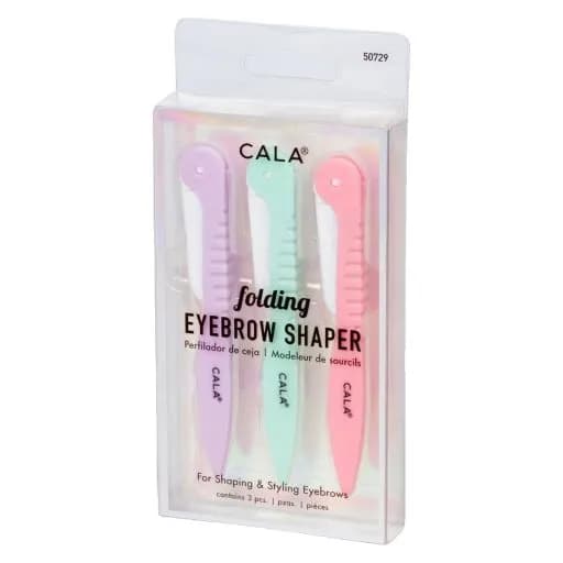 Cala Folding Eyebrow Shaper Code:50729 3 Piece