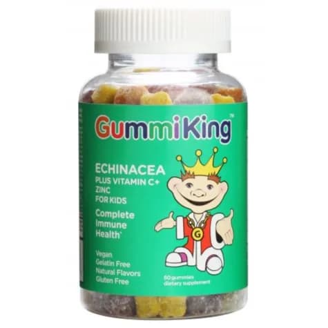 GummiKing Echinacea plus Vitamin C + Zinc For Kids Complete Immune Health 90 gummies