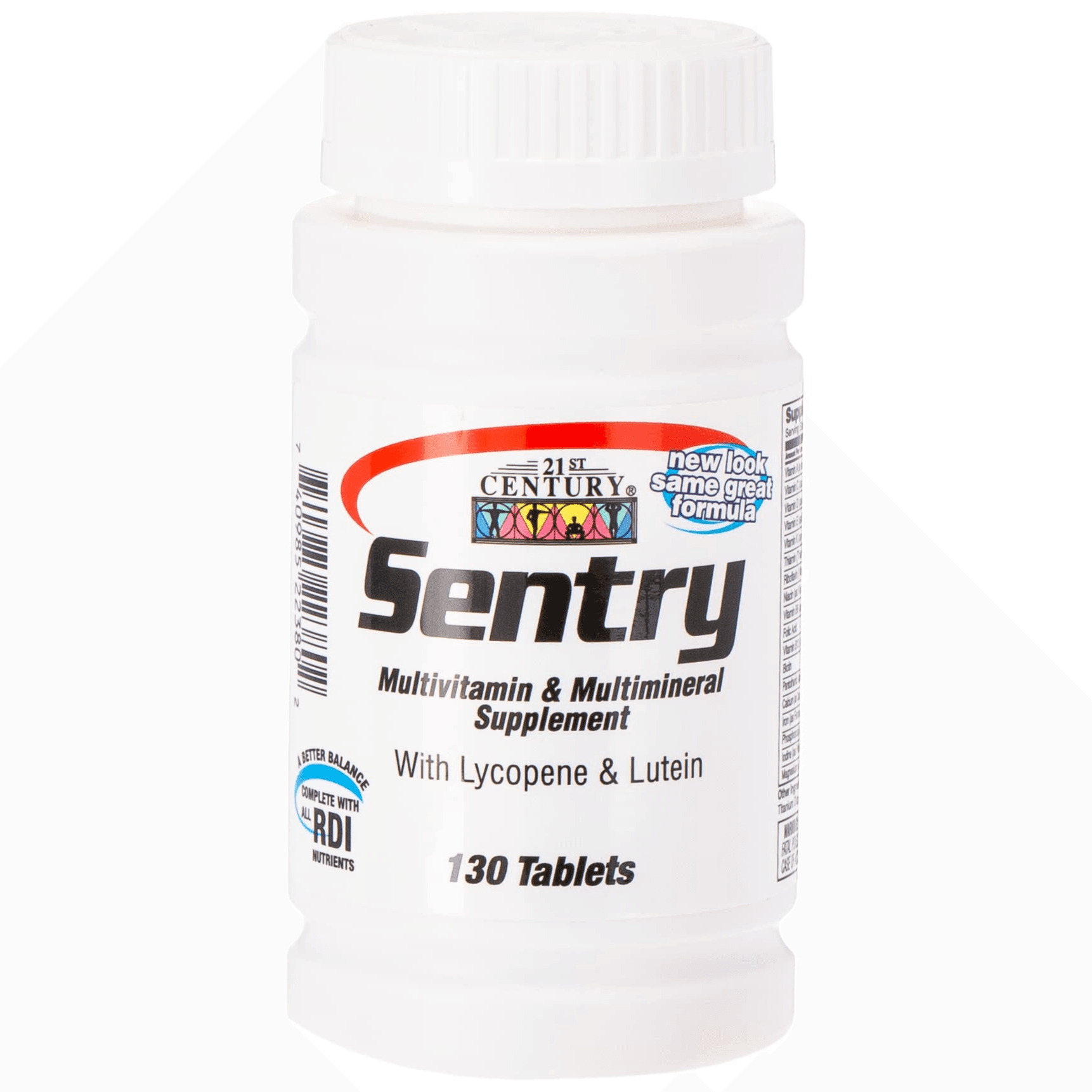 21St Century Sentry Multivitamin and Multimineral Supplement 130 Tablets