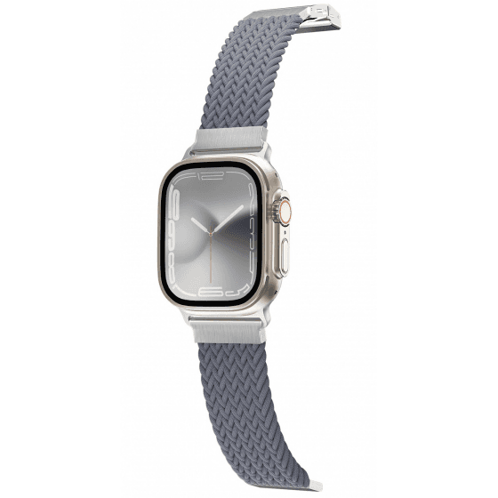 AmazingThing Titan Weave 2 Strap for Apple Watch / Size 44 & 45 and 49 / Grey