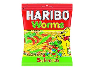 Haribo Worms 80 Gm