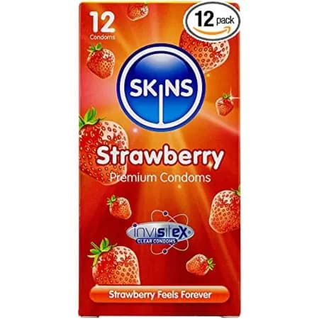 Skins Strawberry 12 Condoms