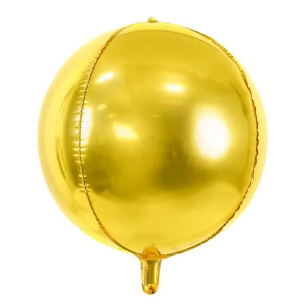 4D Golden Helium Balloon