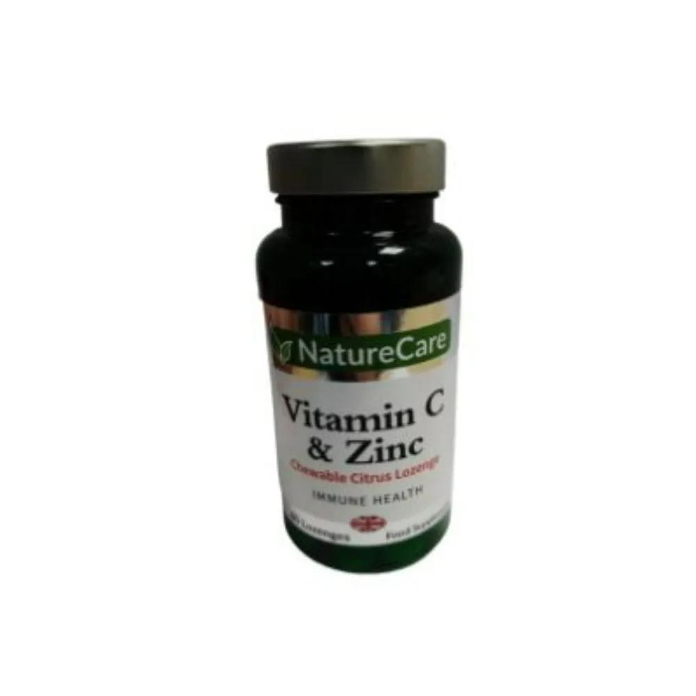 Nature Care Vitamin C & Zinc Chewable Loz Tab 60's