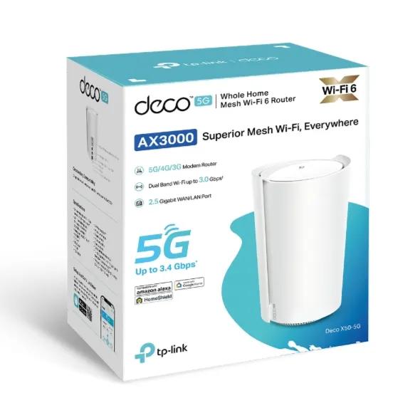 Deco X50-5G 5G AX3000 Whole Home Mesh WiFi 6 Gateway