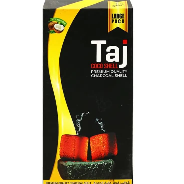 Taj Coco Shell Premium Quality Charcoal Shell Large Pack