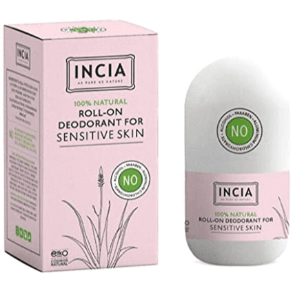 Incia Natural Deodorant Roll On For Sensitive Skin