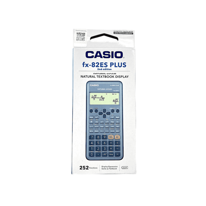 Casio Fx-82Es Plus 2Nd Edition Scientific Calculator Blue Colour - 1603