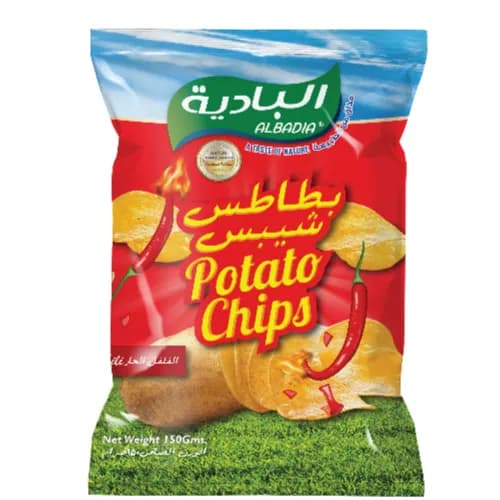 Albadia Potato Chips Chilli 16Gm