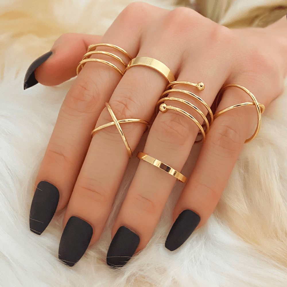 Gold Rings Set - A22