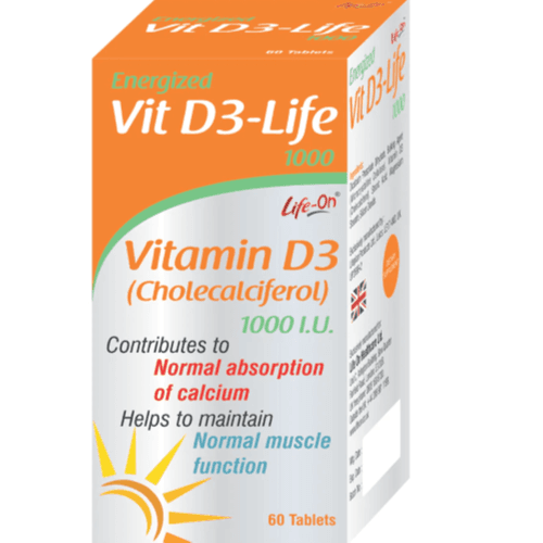 Life On Vitamin D3 1000 Iu 60 Tablets