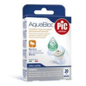 Pic Round Plaster Aquabloc 20Pcs