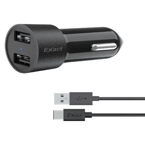 Exact Car Charger With Usb-c Cable-ex734