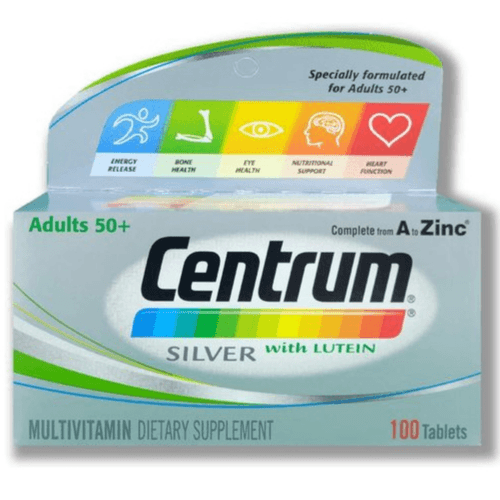 Centrum Silver With Lutein Imported 100S For Adults 50+ No.1900