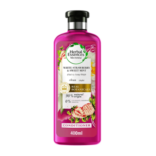 Herbal Essences Bio Renew Clean White Strawberry & Sweet Mint Conditioner 400Ml