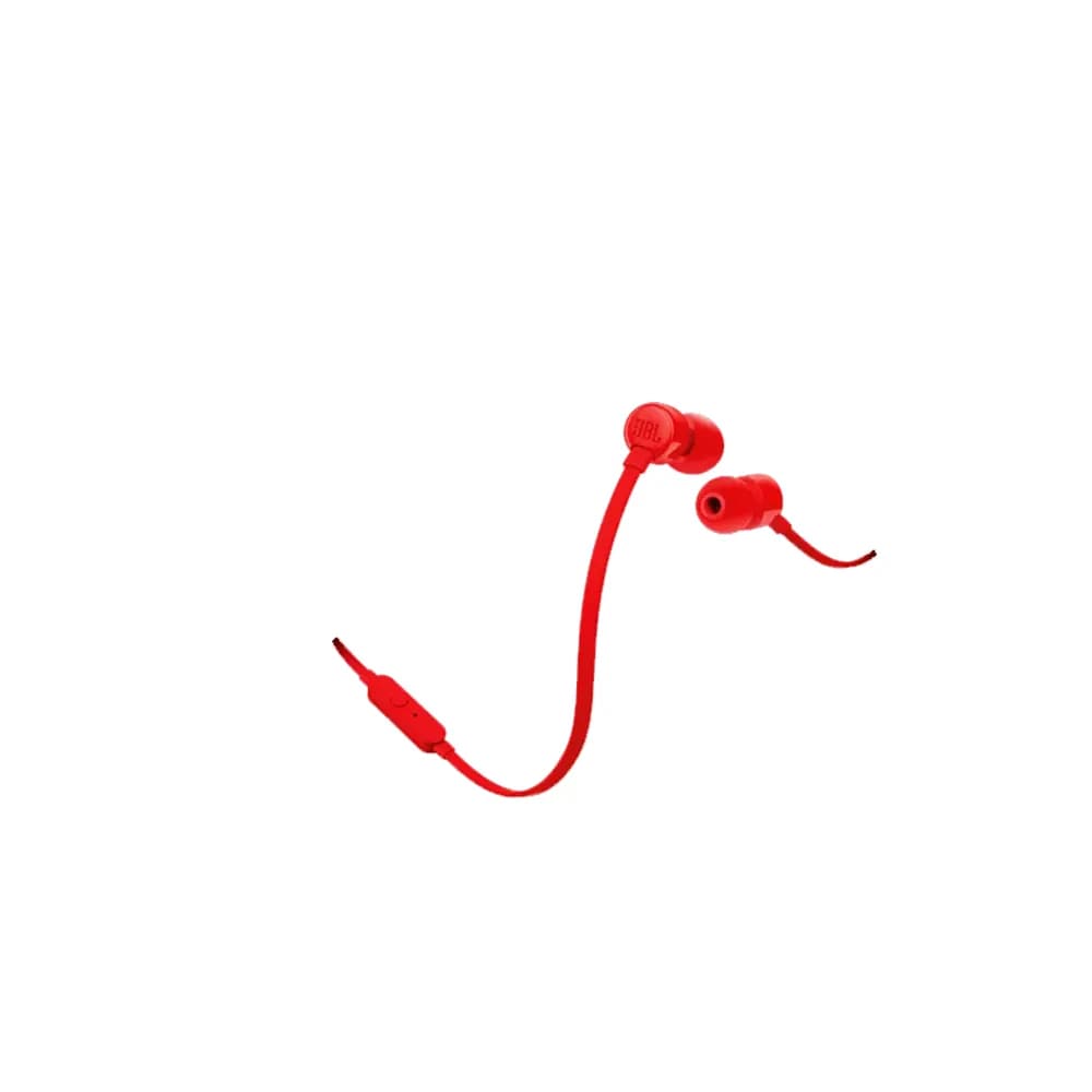 Jbl Tune 110 Wired Earphone - Red