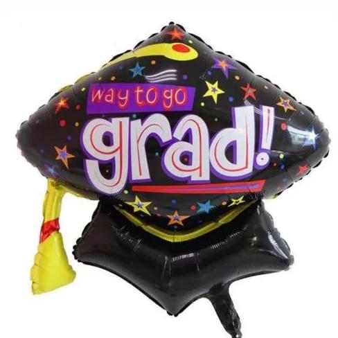 Graduation Hat Helium Balloon